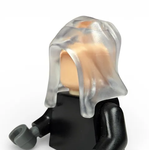 OFFICIAL LEGO Unreleased Monochrome Star Wars Jedi Sith Minifig Trans Clear Hood