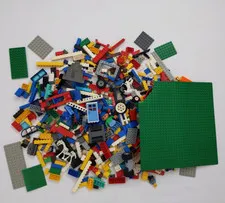 LEGO Bulk Lot Bricks Plates Mixed Parts Figures Mix Colors Building 2.5 lbs