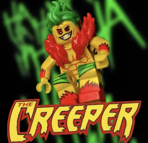 LEGO dc Comics Creeper Custom Minifigure By Pickle Brick & Attic