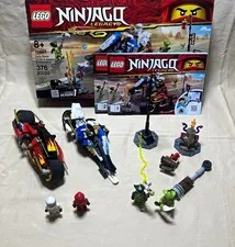 LEGO Ninjago LEGACY “Kai's Blade Cycle & Zane's Snowmobile” 100% COMPLETE 70667