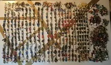 HUGE LEGO Minifigure Lot 325+ Minifigures Star Wars Marvel Ninjago City Animals 