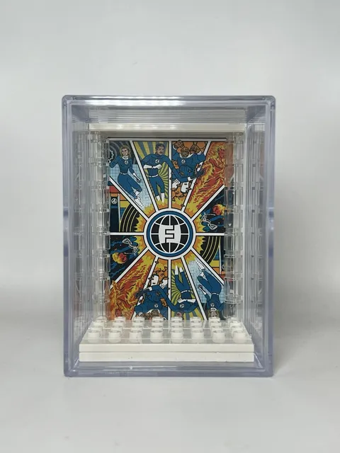 Collectible Force Pack Minifigure Display Case For Lego Marvel Fantastic Four