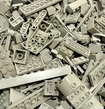 Lego Lot Bulk: Color: LIGHT GREY. One Pound Assorted Pieces