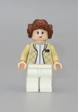 LEGO Star Wars Princess Leia Hoth Bun minifigure 4504 6212 Millennium Falcon