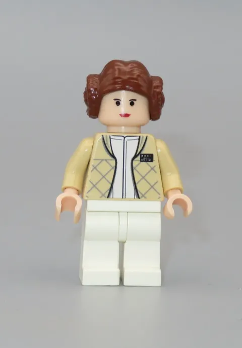 LEGO Star Wars Princess Leia Hoth Bun minifigure 4504 6212 Millennium Falcon