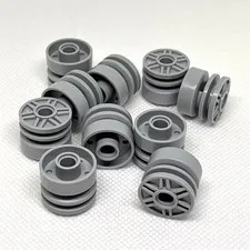 LEGO Parts - Light Bluish Gray Wheel 18mm D. x 14mm - No 55981 - QTY 10