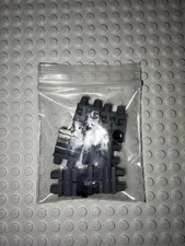 6x Lego New Dark Bluish Gray Minifigure Pants Legs with Black Boots