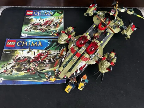 Lego Legends Of Chima: Craggers Command Ship (70006) Complete Set