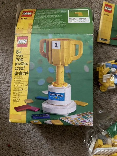 LEGO Iconic: Trophy (40385) NIB. Open Box, Retired Includes stickers