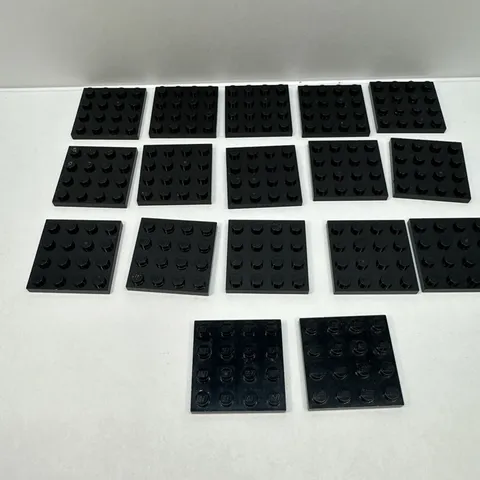 LEGO® Part # 3031 Black 4x4 Plate Lot Of 17