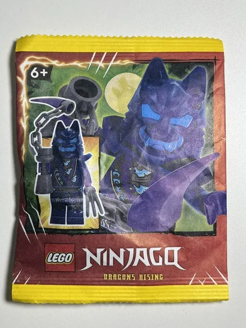 LEGO NINJAGO Dragons Rising Wolf Mask Warrior Paper Bag NEW - COMBINED SHIPPING