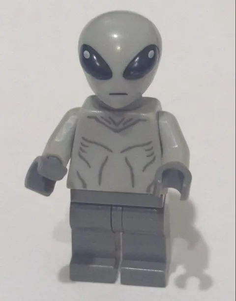 LEGO Classic Alien Minifigure Series 6 col06-01 Grey with No Stand or Accessory