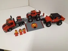 LEGO City 60027 Monster Truck Transporter & Jeep MOC Gladiator With Minifigures