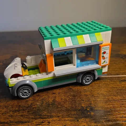 LEGO City 60345 Farmers Market Van - Incomplete Truck Build Only Replacement...