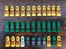 Lego Microfigure Lot Of 33 Heroica Game Pieces - Orcs/ Mummy / Armoured Orcs