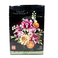 LEGO Botanicals 749 PCS Pretty Pink Flower Bouquet Building Set 10342
