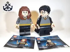 LEGO 2021 Harry Potter & Hermione Granger BIG FIGS Set 76393 Desk Display
