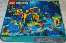 Lego Aquanauts: 6195 Neptune Discovery Lab & Crystall Explorer Sub Complete