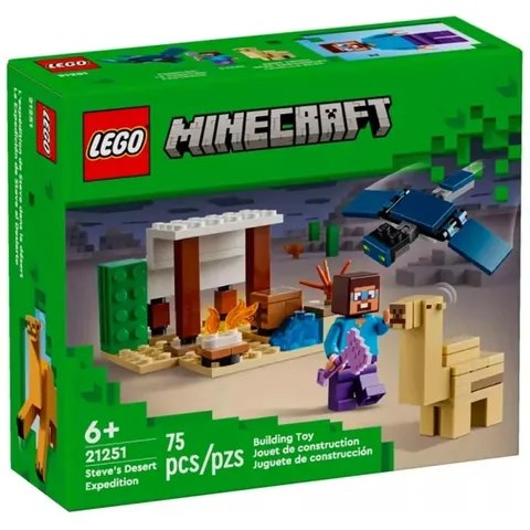 LEGO Minecraft 21251 Steve Desert Expedition Building Kit - New