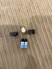 Lego Star Wars - Phase 1 Commander Wolffe - sw0330 legs, head, and black armor