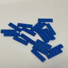 Lego 3710 Blue Replacement Parts Pieces Lot of 20