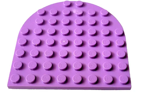 LEGO 41948 MEDIUM LAVENDER Plate, Round 8x8 Rounded End🫟 1pc / part
