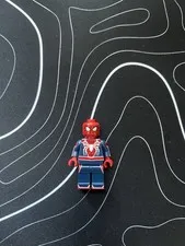 LEGO Spider-Man Minifigure - Red Mask, Blue Suit, White Spider Emblem