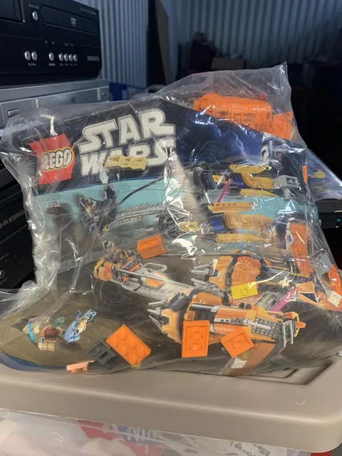Incomplete LEGO Star Wars Anakin's & Sebulba's Podracers 7962 - For Parts