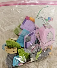 Lot Girls Lego Parts Frozen And Lego Friends Sets Incomplete