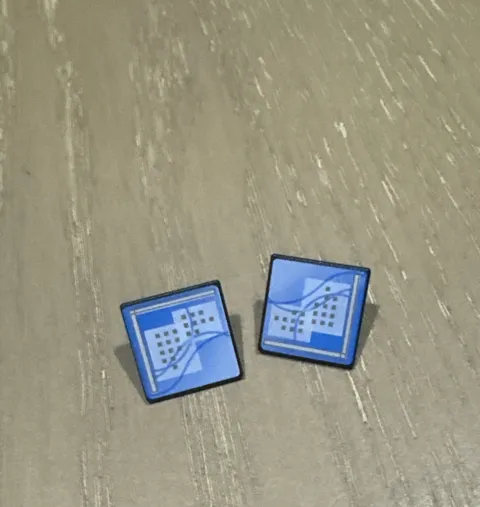 LEGO Roadsign Clip-on 2 x 2 Square with Computer Screen (30258 / 93336) 2 Pieces
