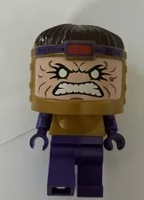 LEGO Minifigures Minifigure w/ Tan Headgear & Purple Outfit Armor