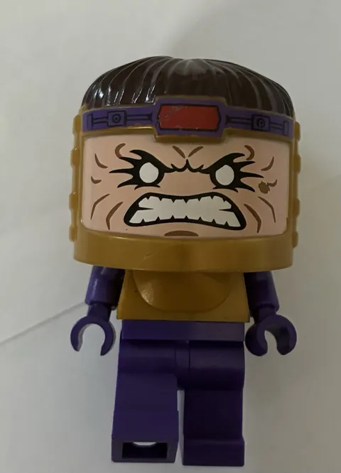 LEGO Minifigures Minifigure w/ Tan Headgear & Purple Outfit Armor