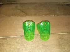 2 Lego part 90640 Size 4 Hero Factory Armor Trans-Bright Green Bionicle