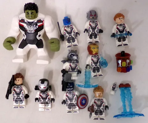 LEGO Marvel Quantum Suit Team Lot Hulk Ant-Man Iron Man Thor Nebula Hawkeye