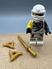 LEGO Ninjago Zane Tournament of Elements Battle Damaged njo0228 From Set 853544
