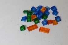 Various Trans LEGO Parts 54200 (20pcs) Slope 30 1 x 1 x 2/3