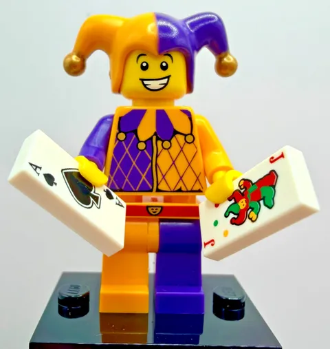 LEGO (71007) CMF Series 12 Court Jester Minifigure col12-9 Complete New Castle
