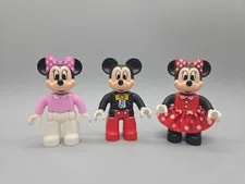 Lego Duplo Disney Mickey Mouse Minnie Mouse & Pluto Figure Lot