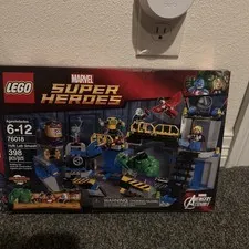LEGO Marvel 76018 Hulk Lab Smash Thor Falcon Taskmaster Modok Marvel SuperHeroes