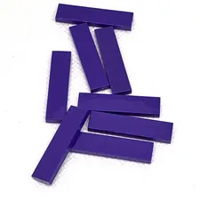 LEGO Parts - Dark Purple Tile 1 x 4 - No 2431 - QTY 8