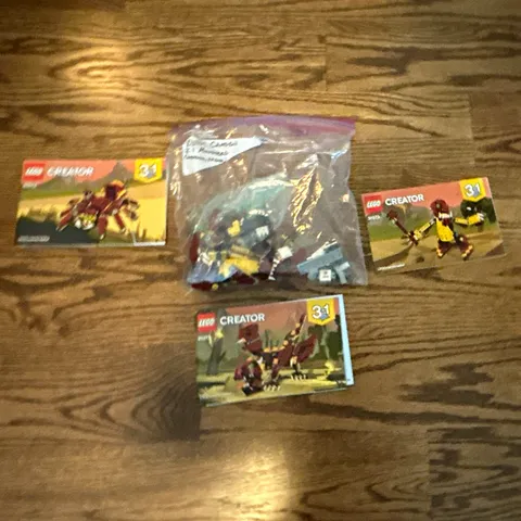 LEGO Creator 3in1 31136 Exotic Parrot Parts Lot w/ Instructions Bag