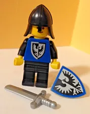 Lego cas253 Black Falcon - Minifigure - Castle/Black Falcons -Released 2002-03