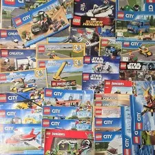 Lot of 35 Genuine LEGO Instruction Manuals - City, Creator, Star Wars, Marvel