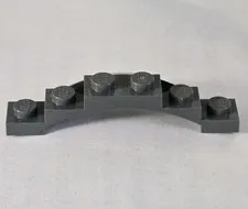 LEGO Parts - Dark Bluish Gray, Mudguard 1 1/2 x 6 x 1 Arch - No 62361