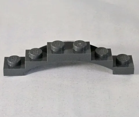 LEGO Parts - Dark Bluish Gray, Mudguard 1 1/2 x 6 x 1 Arch - No 62361