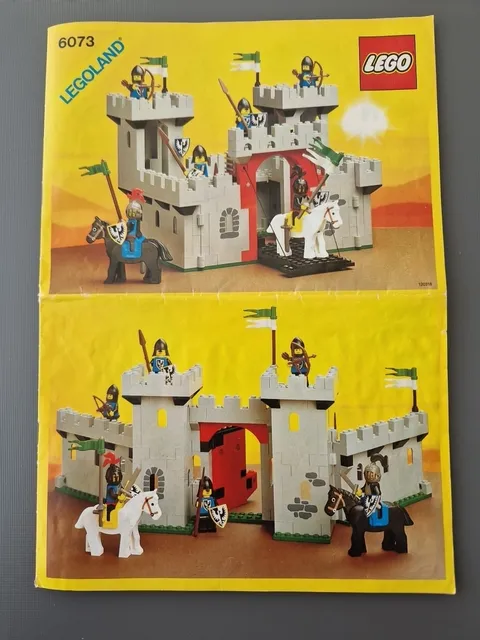 Lego instructions 6073 Legoland Knights Castle / Knights Castle 