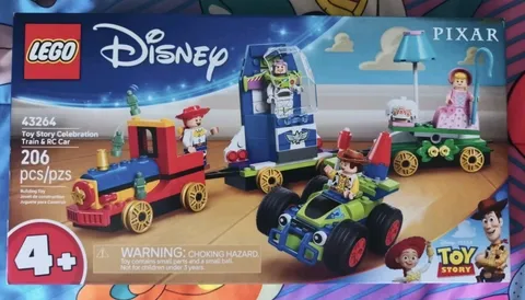 LEGO Disney Toy Story Celebration Train & RC Car 43264 New Sealed 206 pcs
