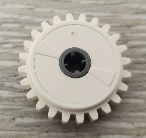 Lego 60c01 32051c01 32052c01 76244 White Technic Gear 24 Tooth Clutch Part Piece