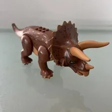 LEGO Jurassic World 76959 Figure Only: Triceratops Reddish Brown Back Medium
