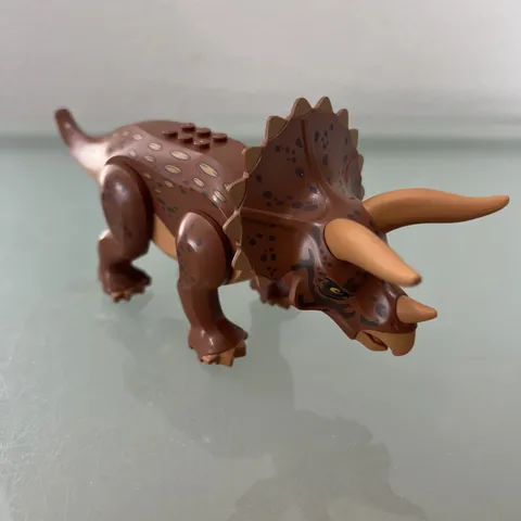 LEGO Jurassic World 76959 Figure Only: Triceratops Reddish Brown Back Medium